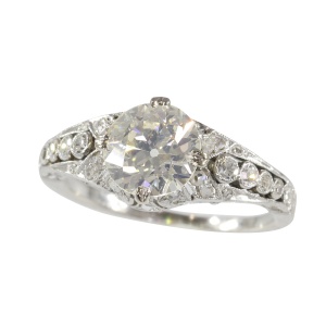 Vintage 1910 Edwardian Diamond Ring: A Timeless Engagement Treasure